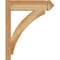 Ekena Millwork Thorton Rough Sawn Arts and Crafts Outlooker, Western Red Cedar, 6"W x 20"D x 24"H OUT06X20X24THR03RWR - alternate 2